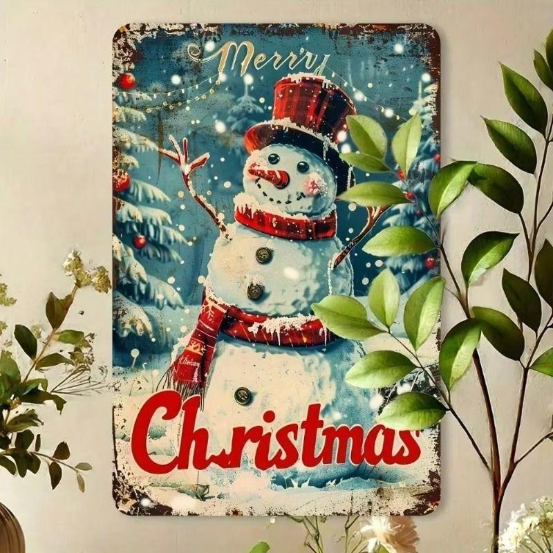 Retro Metal Wall Art Tin Sign Plaque Living Room Home Decor 20x30 Cm