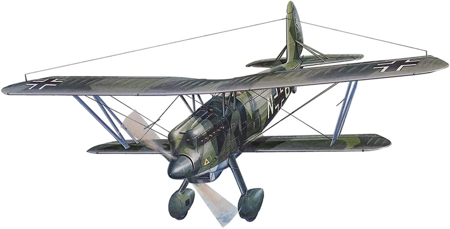 

Пластиковая модель истребителя-биплана Roden Arado ВВС Германии RE48454 1/48 Ar68F-1