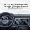 For Lynk & Co 01  Screen Tempered Film Central Control Navigation Interior Trument Display Protective Film Modification