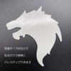 3D 3D Emblem Sticker Wolf Wolf Car Metal Double-Sided Tape