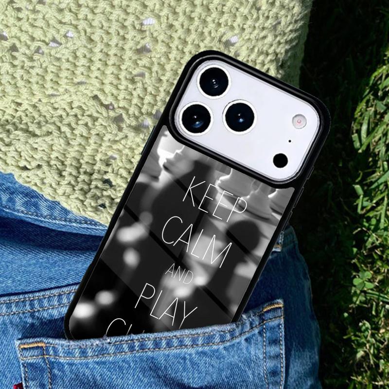 Chess Board Pieces Phone Case Cover for IPhone 11 12 13 14 15 16e 17 Pro Max Coque for IPhone 17 Air iPhone 13 Pro