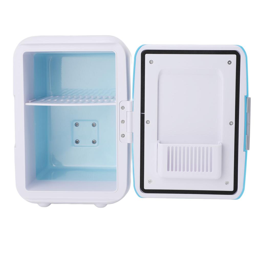 4L Personal Fridge Cooler Blue DC 12V Car Compact Small Refrigerator for Cosmetics Drinks Fruit