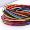 4 Meters Long 3mm Wide Korean Fleece Rope Deerskin Strap Suede Gift Box Decorative Ribbon Imitation Leather Rope DIY Jewelry