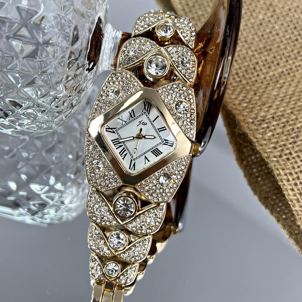 Brand Watch Light Luxury Niche Quartz Women's Watches Retro Full of Diamonds high-end Feeling Ladies Fashion Clock Wristwatches