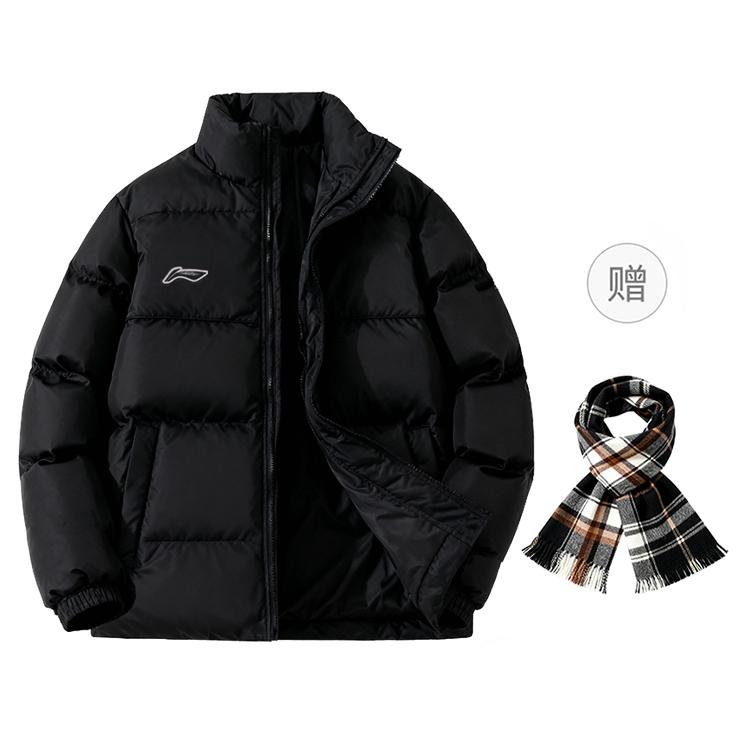 Li Ning Down Jackets Unisex Stand Collar Thickened YYMU205-1
