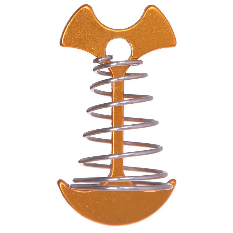 Aluminum Alloy Adjustable Tent Stakes for Outdoor Campsites золотой