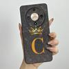 For Honor X9b Case Honor X9A Honor Magic 6 Lite Magic 5 Lite Phone Case Crown Letters Full Matte Anti Drop Soft Protective Cover