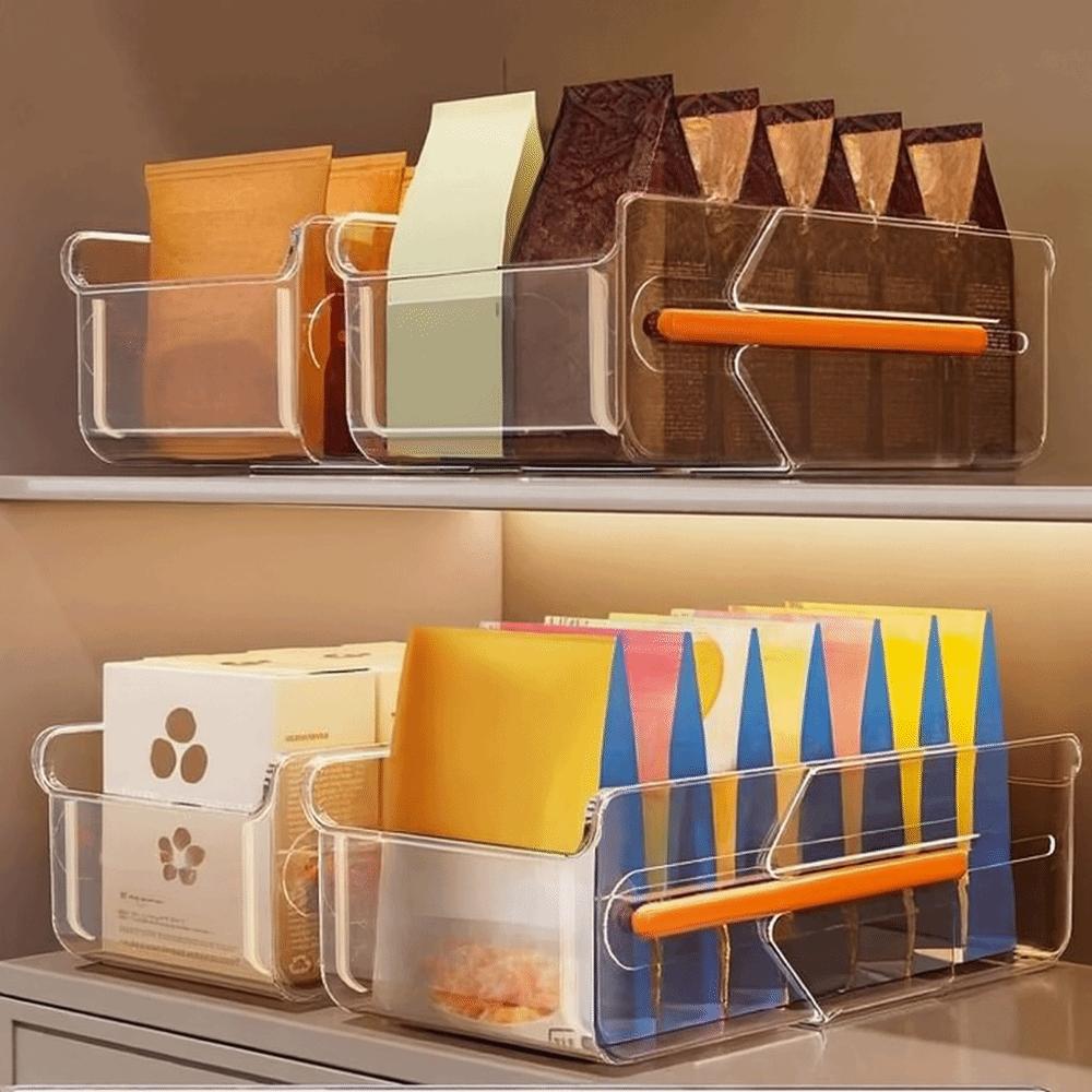 Length Adjustable Retractable Drawer Organizer Right Angle Drawer Storage Box  Deep Cabinet