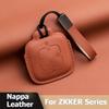 Car Key Case Key Fob Cover Nappa Leather For Zeekr X 001 007 009 7X Mix Car Smart Remote Keychain Protector Shell Accessories