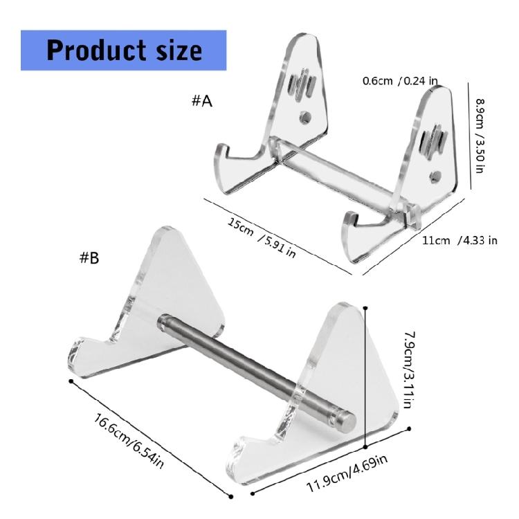 Keyboards Display Stand Stable Acrylic Transparent Single Layer for Computer Mechanical Keyboards Storage Holder