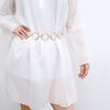 Metal Chain 4.5CM Looped Ring Jeans Belt Ladies Belt Hip High Belt Metal Chain