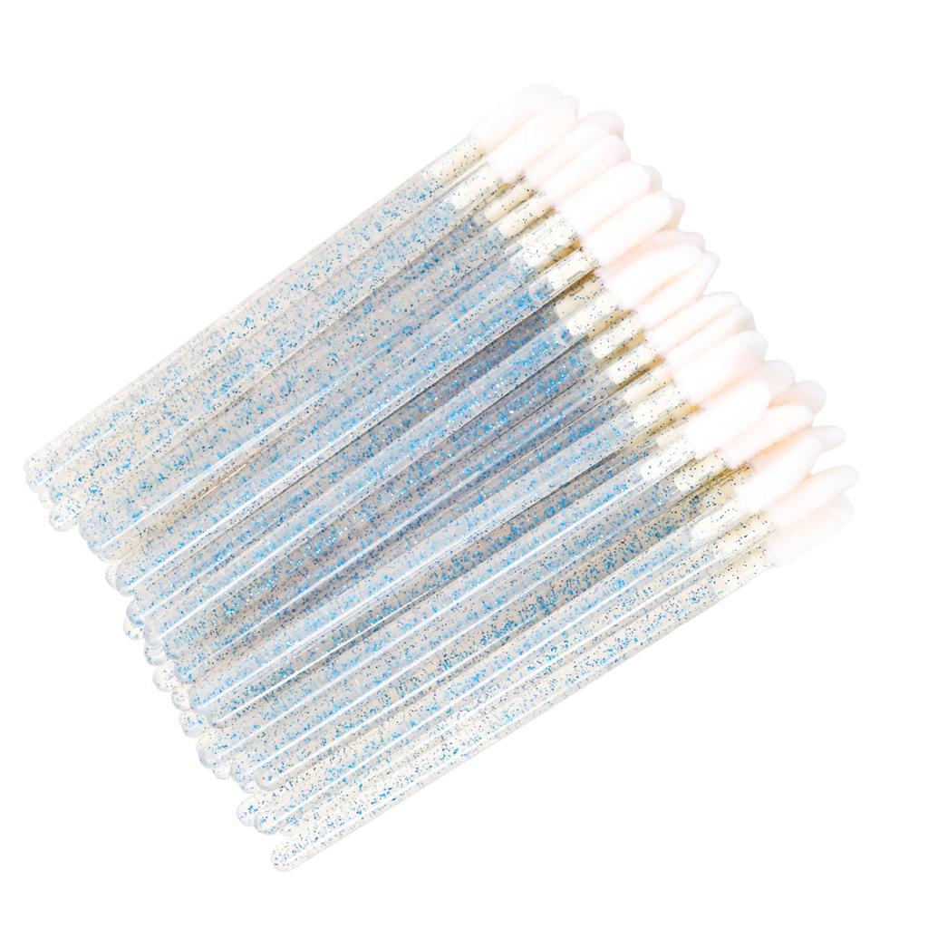 Disposable Lip Brushes 50pcs Makeup Lipstick Applicators Soft Portable Beauty Tools for Lip Gloss Application
