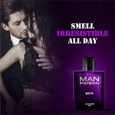 MAN POISON MAFIA Eau De Parfum, Erkek Parfümü, 100 ml | Erkekler İçin Premium Baharatlı ve Odunsu Uzun Süreli Parfüm |