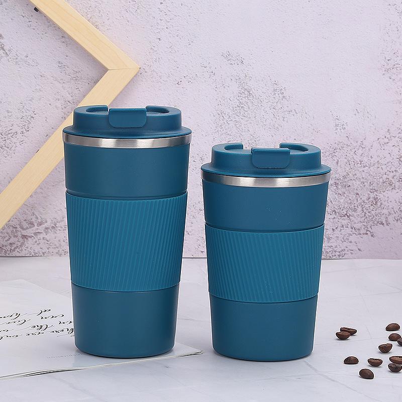 Stainless Steel Insulated Cup Double-layer Vacuum Stretched Inner Coffee Cup Office Car Outdoor Portable Travel Water Tumblers
