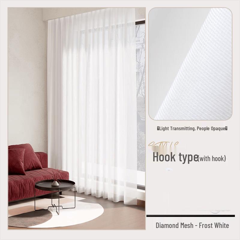 Abdo White Sheer Curtain