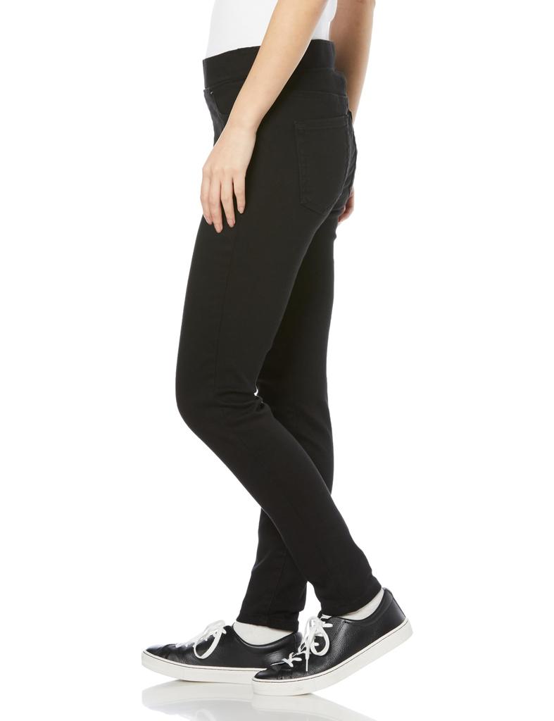 Amazon Essentials Stretch Size 2XL Women's Mid-Rise Pull-On Jeggings, Black,