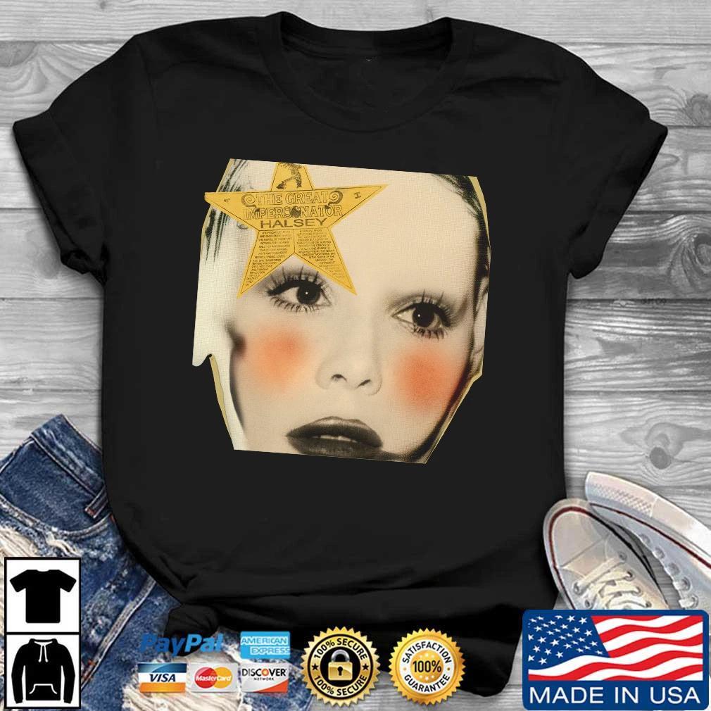 Men s and Women s T-shirts The Great Impersonator Halsey Black Unisex ALl size Shirt XXL