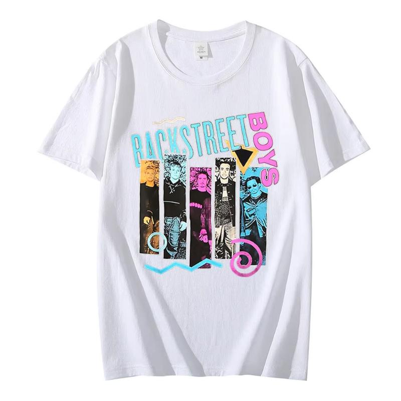 

Classic 90s Backstreet Boys Rock Band Graphics TShirt Unisex Vintage Punk Tee Shirt Women Men Hip Hop TShirts Streetwear 3XL