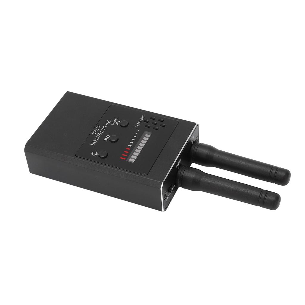 Camera Detector Anti Positioning Multiple Detection Modes Portable Sensitive GPS Detector for Hotel Black