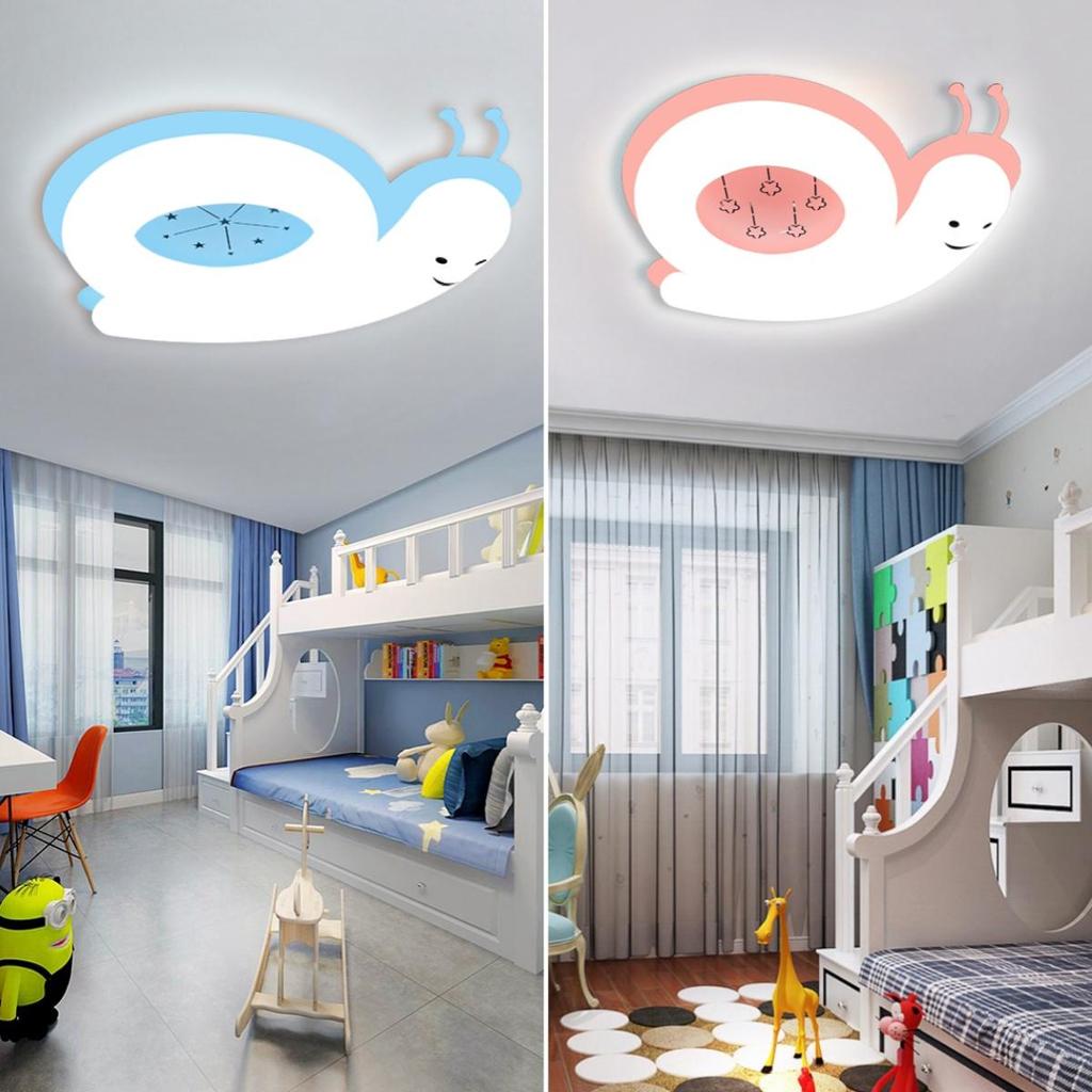 Kinderzimmerdekoration Beleuchtung Cartoon Macaron Deckenlampen Kreative wechselnde dimmbare Deckenleuchte für Augenschutz
