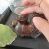 The Tea Favors Tea Pet Horse Sculpture High Temperatures Wealth Display Resin Foal Statue Lucky Bag Rotatable