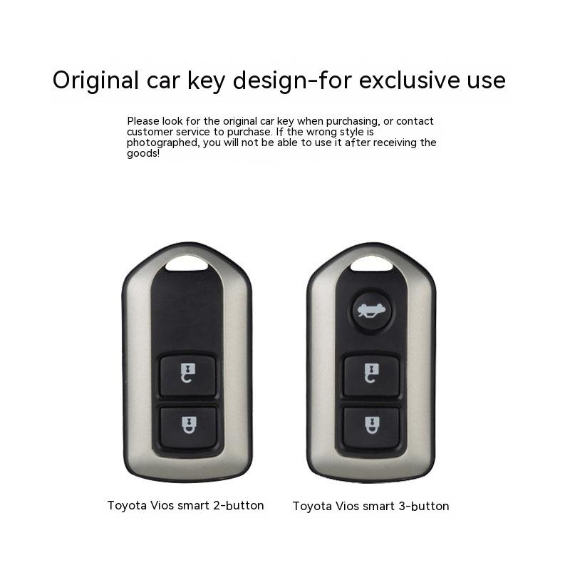Applicable To Toyota Vios Zhixuan Key Case WeichiFSZhixiang Car High-End Key Yi Zhi Modified Remote Control Car Shell Buckle