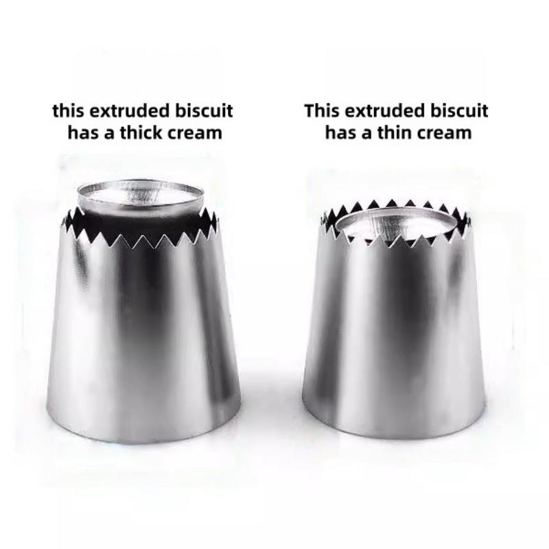 1/2pcs Stainless Steel Romeo Flower Mouth Pastry Nozzles for Confectionery Pastry and Bakery Accessories Cake Tools Utensils