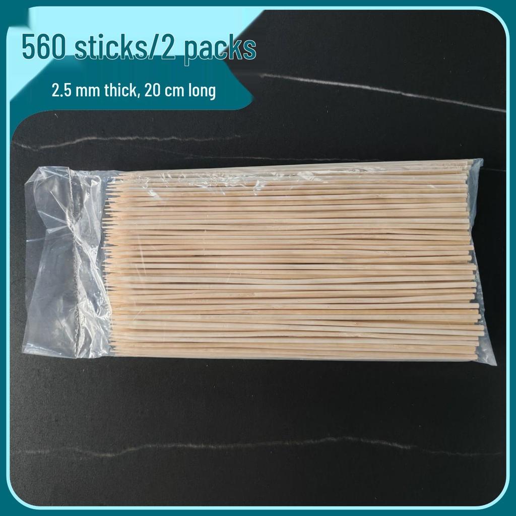 Disposable Bamboo Skewers for BBQ, Mutton, Spicy Hot Pot, Grilled Sausage, and Starch Sausage