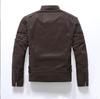 Men's PU Leather Aviator Motorcycle Jacket with Multi-Embroidery - Trendy Youth Fashion