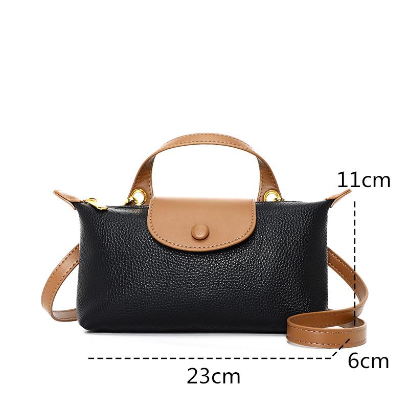 Genuine Leather Messenger Bags Women 2023 Trending Handbags Ladies Branded Shoulder Crossbody 100%Cow Leather Luxury Casual Sac