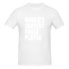 World S Okayest Trivia Player  White Loose But Not Bulky Tshirt Niche Trendy Brands Home Comfort Basic Tee