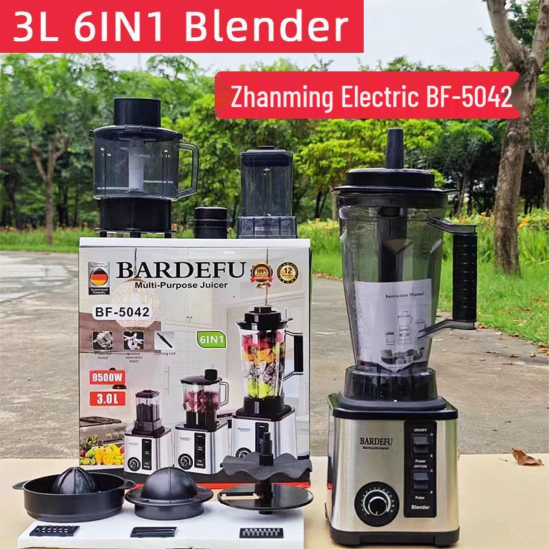 Stainless Steel Large Capacity Food Processor & Blender - Juicer, Mixer, and Meat Grinder