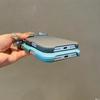 Kevlar Magnetic Drop-Proof Phone Case for iPhone 17 PRO MAX with Floating Light Ripples Design.