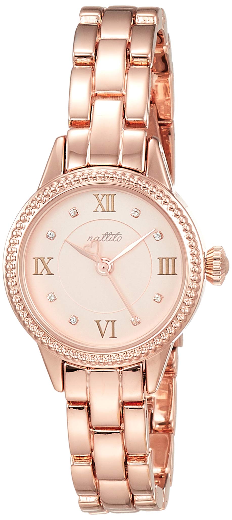 

[Fieldwork] Analog Lumiere Metal Band Pink Dial ASS142-4 Women s Rose Gold
