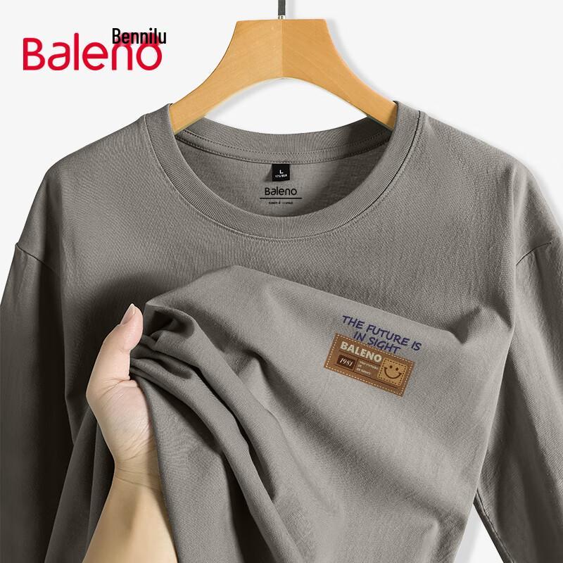 Baleno Men's American Style Heavyweight Pure Cotton T-Shirt