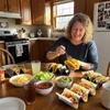V-Shaped Taco Rack Tray Stainless Steel Taco Stand Rack Sushi Holder  Kitchen Dining