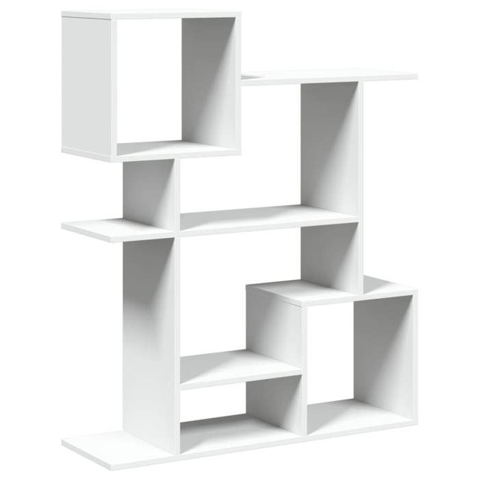 VidaXL Étagère séparatrice de pièce blanc 92x29x112 cm, bibliothèque, support à livres, étagère d'exposition, étagère à 858120