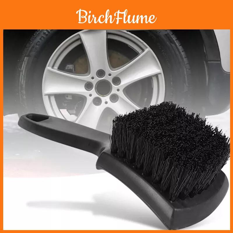 Sturdy Hard Bristle Tire Brush For Effective Car Detailing And Wheel Cleaning