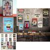 Retro Metal Tin Sign Plaque With Vintage Charm For Bar And Cafe Wall Decor Art