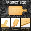 Bamboo Cutting Boards for Kitchen Bamboo Chopping Board with Handles for Pizza Bread Steak Tray Baking Serving Board