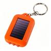 Portable Solar Powered Led Flashlight Keychain With Hand Crank For Outdoor Camping