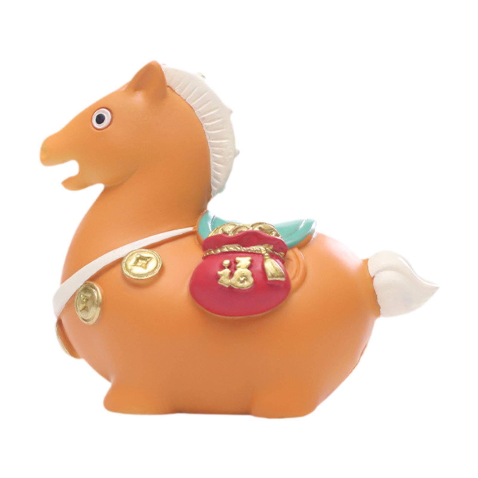 

Horse Figurine Table Sculpture Miniature Crafts Stable Resin Desktop Ornament Mini Resin Horse Statue for Office Home Desktop