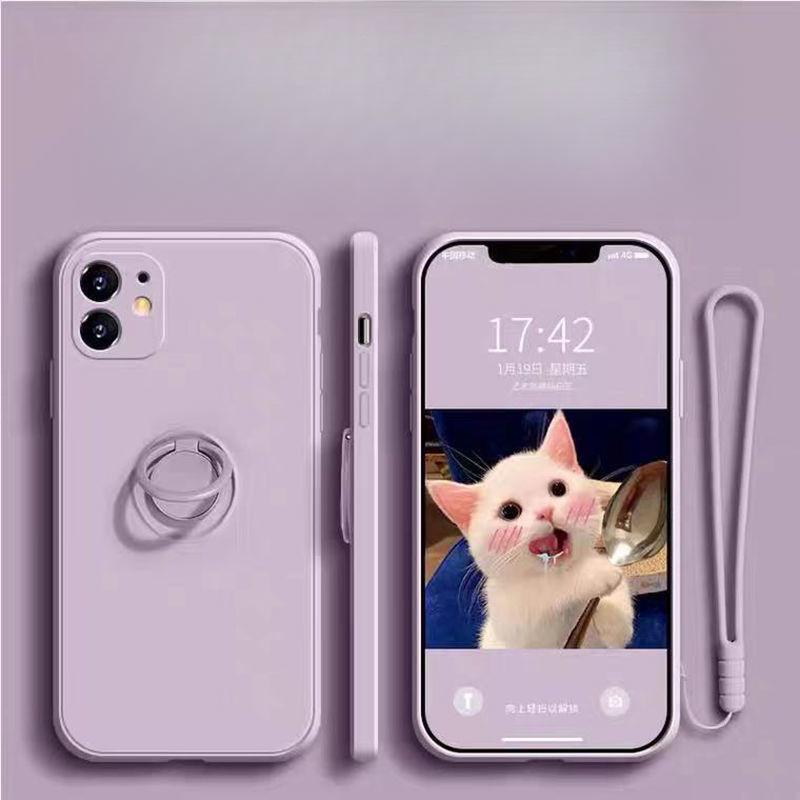 

Подходит для чехла для мобильного телефона Xiaomi 15pro, жидкий силикон, лента, кольцо-подставка, Redmi Note14, противоударный, K70, защитный чехол k70pro