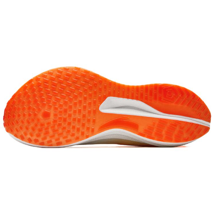 New ANTA Mario 2 Running Shoes Men's Low top Papyrus White/Fresh Orange Yellow 912535560-5