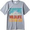 Unisex Summer Women tshirt Support Wildlife Raise Boys Mountain Design Short Sleeve Travel O Neck Tees Cotton Tshirt For Men