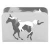Horse Napkin Holder Iron Art Vertical Napkin Holder Elegant Curved Multifunction Metal Napkin