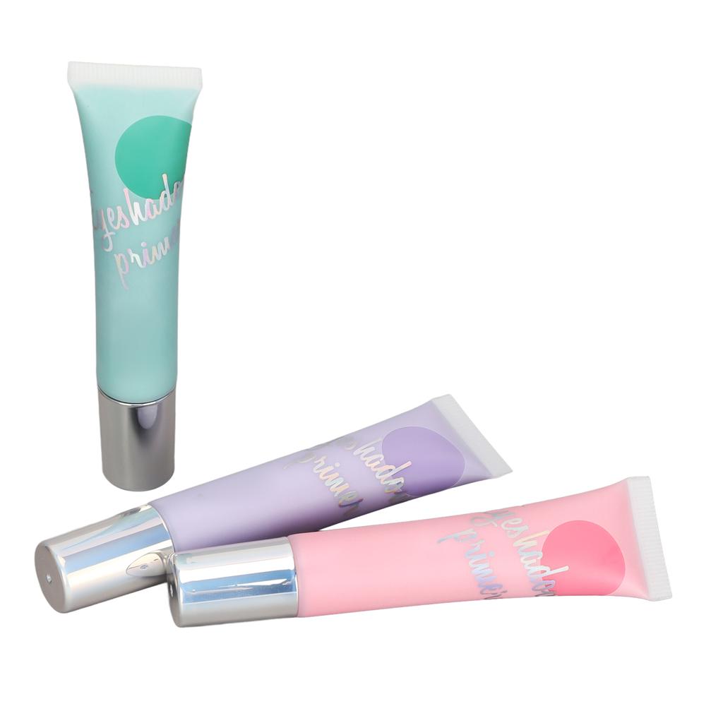 3pcs Eyeshadow Primer Professional Long Lasting Lightweight Waterproof Eyeshadow Base for Daily Makeup