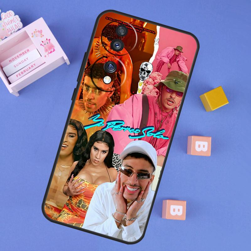 Yo Perreo Sola Bad Bunny Maluma Case For Honor 90 Lite 70 50 Magic 5 6 Pro X6 X7 X8 X9 X6a X7a X8a X9a X8b X9b Back Cover