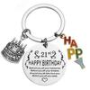 Charming Happy Birthday Cake Key Holder Unique Metal Accessory Ideal For Celebrations And Events