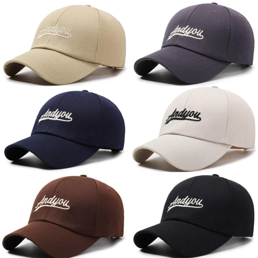 Solid Color Baseball Cap Adjustable Sun Cap UV Protection Sunscreen Hat for Running